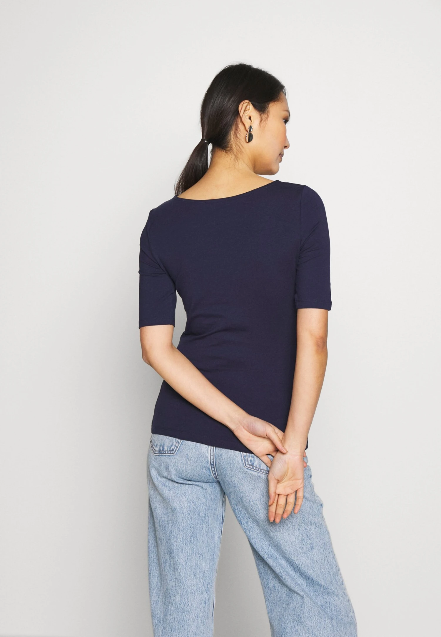 Anna Field T-shirt Basic - Maritime Blue - obrazek 3