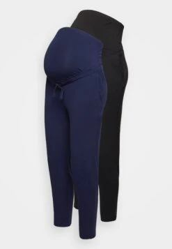 2PACK - Legginsy - Black/dark Blue
