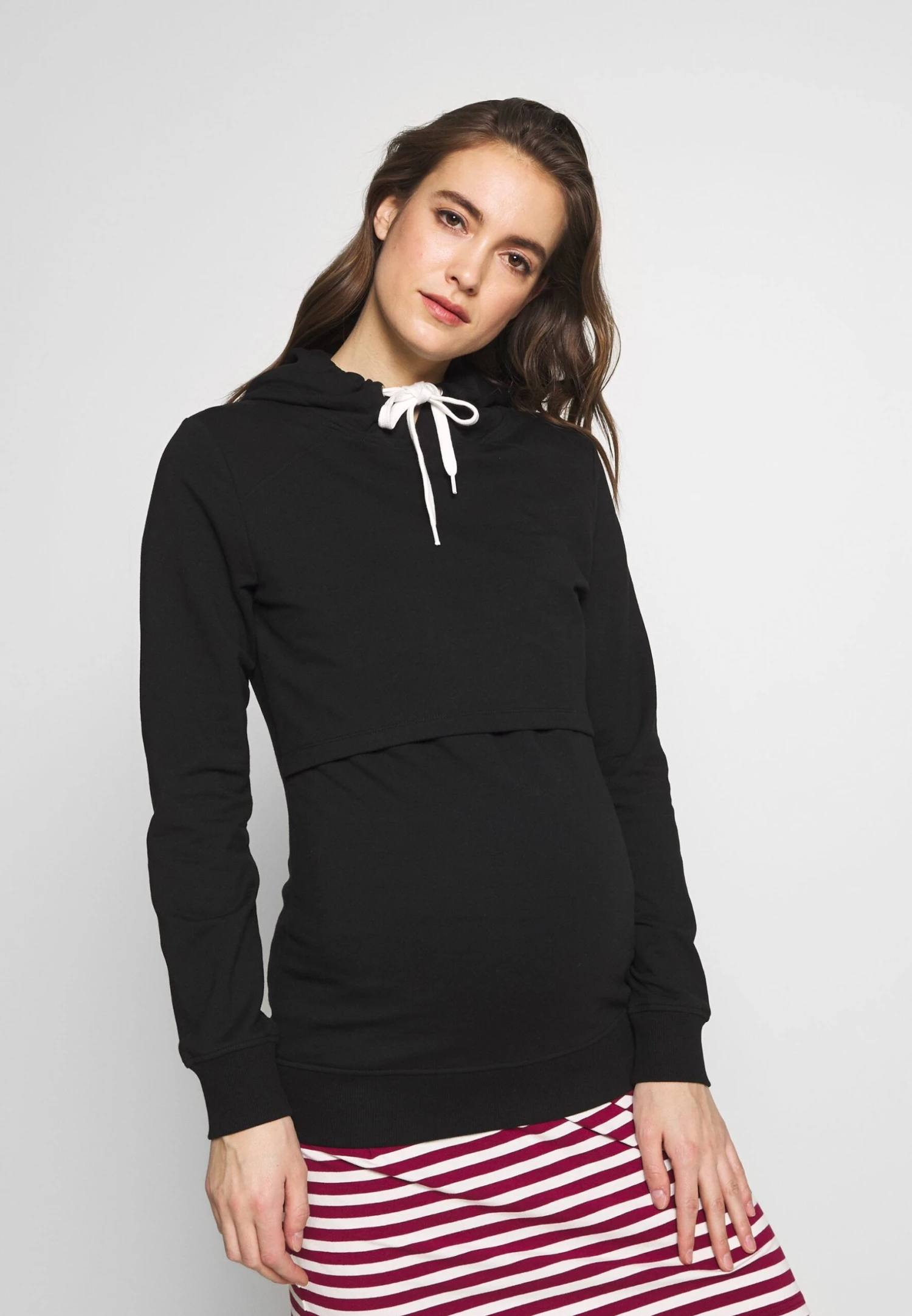 NURSING - Sweatshirt - Bluza Z Kapturem - Black